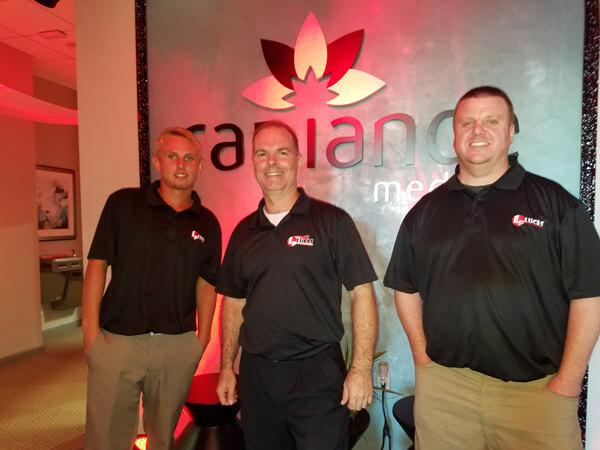 Lucas AV Production Team at radiance event mangement